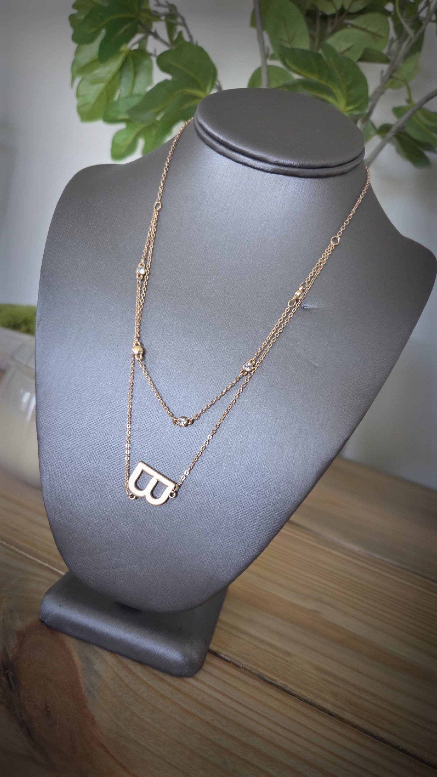 Signature Initial Layered Gold Necklace