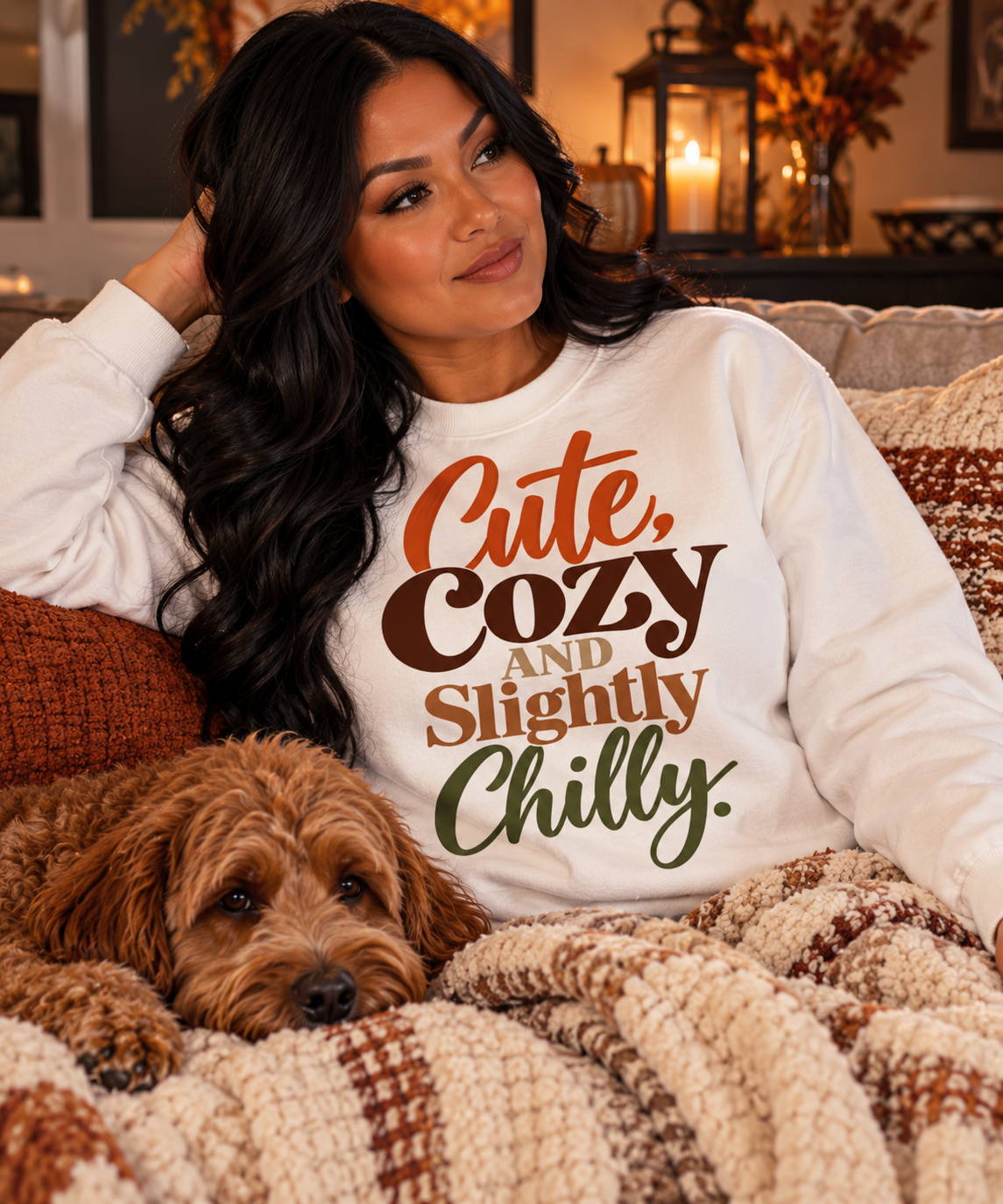 Cute, Cozy & Slightly Chilly Fall Tee, Crewneck & Hoodie – Unisex Fit