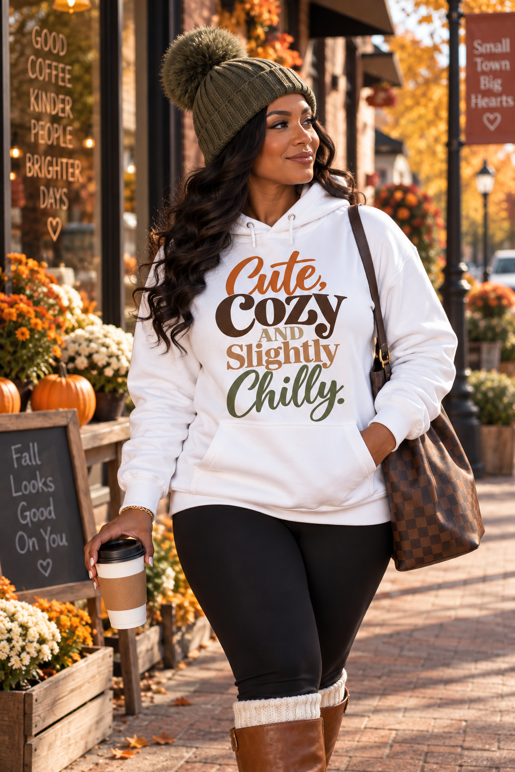 Cute, Cozy & Slightly Chilly Fall Tee, Crewneck & Hoodie – Unisex Fit