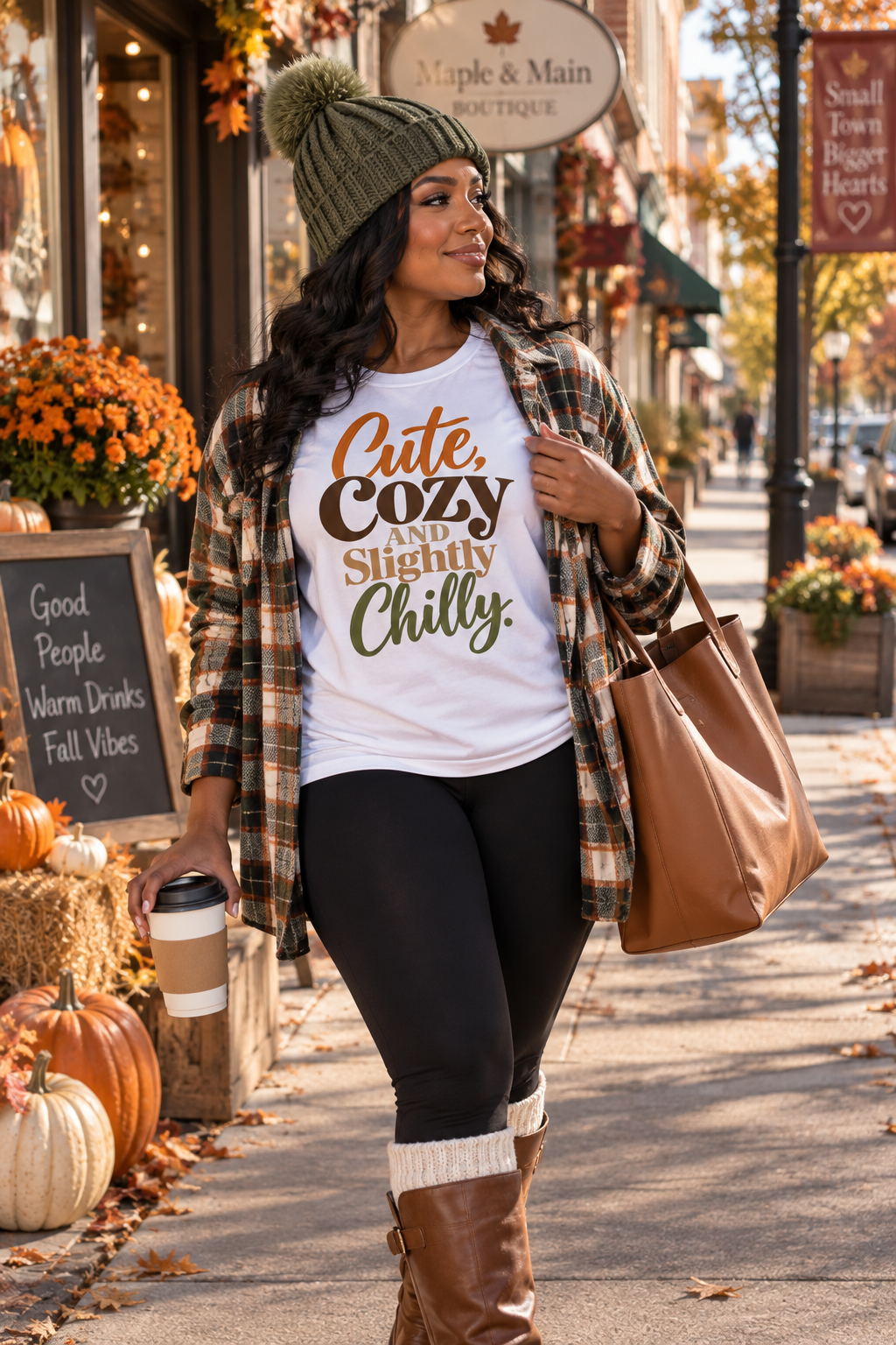 Cute, Cozy & Slightly Chilly Fall Tee, Crewneck & Hoodie – Unisex Fit