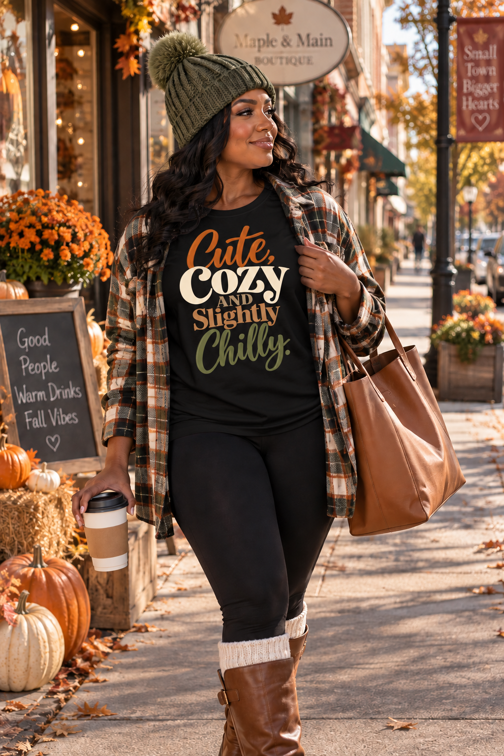 Cute, Cozy & Slightly Chilly Fall Tee, Crewneck & Hoodie – Unisex Fit
