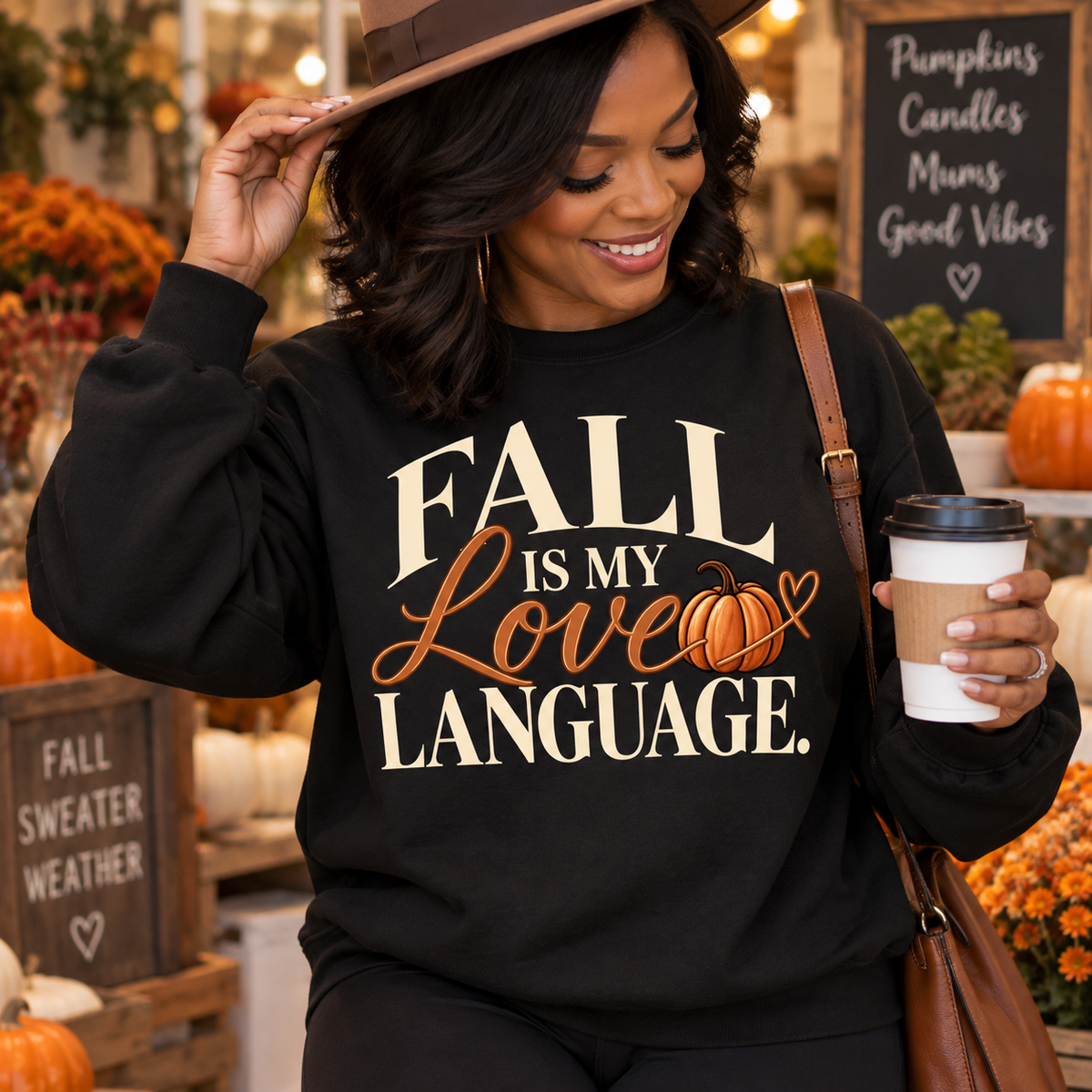 Fall Is My Love Language Tee, Crewneck & Hoodie