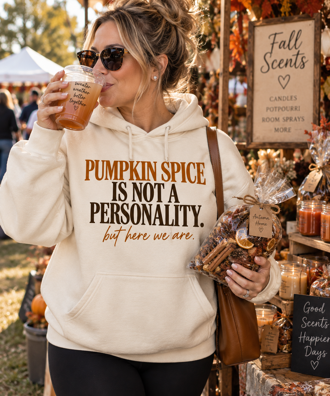Pumpkin Spice Is Not a Personality Fall Tee, Crewneck & Hoodie – Unisex Fit