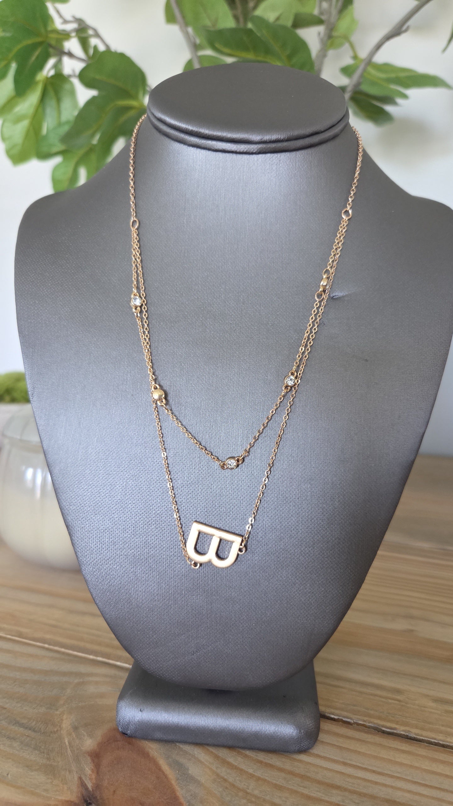 Signature Initial Layered Gold Necklace